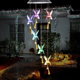 Wind Chimes Solar Outdoor LED Lamp  Party Festival Light