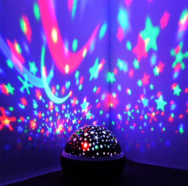 Coversage Rotating Night Light Projector Spin Starry Sky Lamp