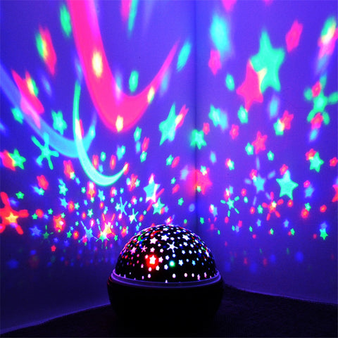 Coversage Rotating Night Light Projector Spin Starry Sky Lamp