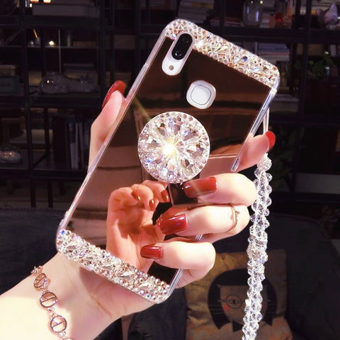 Crystal Bling Mirror Phone Case For IPhone