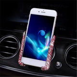 Crystal Diamond Universal Car Phone Holder Bling Rhinestone Car Air