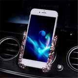 Crystal Diamond Universal Car Phone Holder Bling Rhinestone Car Air