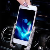 Crystal Diamond Universal Car Phone Holder Bling Rhinestone Car Air