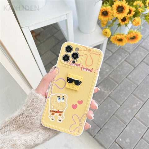 Cute 3D CartoonPhone Plus Full Protective Cover Soft Shell