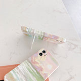 Cute Art Oil Painting Hidden Bracket Phone Case iPhone Phone