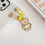 Cute Bear  Phone Case For iphone Transparent Cartoon Cases