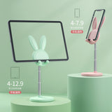 Cute Bunny Rabbit Desktop Phone Stand Portable Universal Adjustable Office