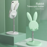 Cute Bunny Rabbit Desktop Phone Stand Portable Universal Adjustable Office