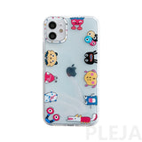 Cute Cartoon Monster Patterns Phone Case For iPhone