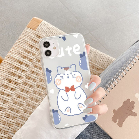Cute Cat Phone Case For Samsung