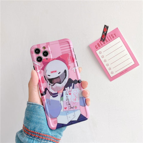 Cute Japanese Anime Girl Phone Case For iPhone  Cases