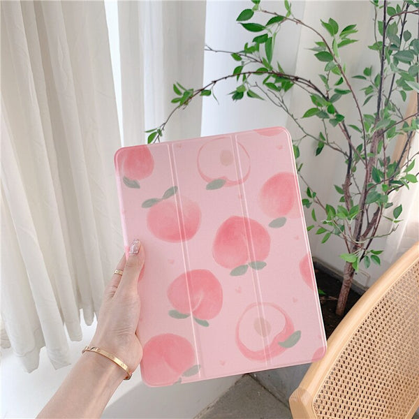 Cute Peach For iPad AIR  Pro Cases Mini  Cover Capa With PC