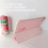 Cute Peach For iPad AIR  Pro Cases Mini  Cover Capa With PC