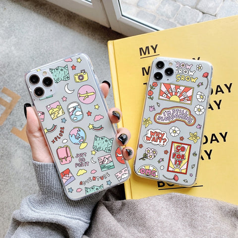 Cute Plane World Tour Map Phone Cases For Samsung