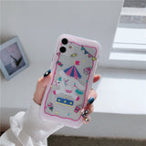 Cute Sailor Moon Printed Phone Case For iphone  Clear Capa