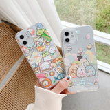 Cute Cartoon Sumikko Gurashi Phone Case For IPhone