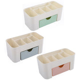 Desktop Organizer Drawer Plastic 6 Grid Cosmetics Storage Box Stationery Container Pen Holder