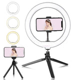 LED Selfie Ring Fill Light Photo Ring Lamp With Tripod For Makeup Video Live