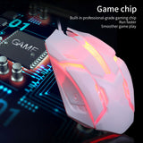 Ergonomic Wired Gaming Mouse Button LED DPI USB Computer