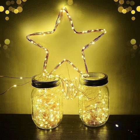 LED Starry String USB Lights Fairy MicroTransparent Wire