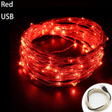 LED Starry String USB Lights Fairy MicroTransparent Wire