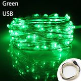 LED Starry String USB Lights Fairy MicroTransparent Wire