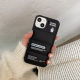 Fashion Brand Down Jacket Anti Falling Protective Phone Case For iPhone