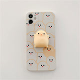 Fashion Cute Squishy Toy Soft Phone Case for iPhone