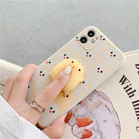 Fashion Cute Squishy Toy Soft Phone Case for iPhone