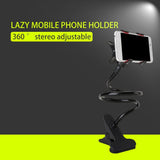 Flexible 360 Rotation Clip Mobile Mobile Phone Holder Lazy Bed