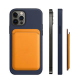 Magnetic Leather Wallet For iPhone Case