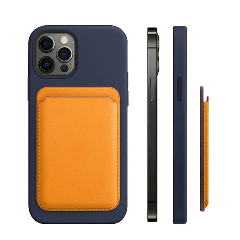 Magnetic Leather Wallet For iPhone Case