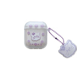 For AirPod Case Cat Dog Transparent Clear Cute Cartoon Phone