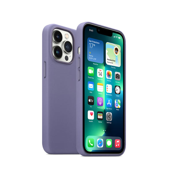 For Magsafe Magnetic Leather Liquid Silicone Case For iPhone  Cover