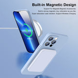 Magsafe Magnetic Wireless Charging Case For iPhone Liquid Silicone Cover