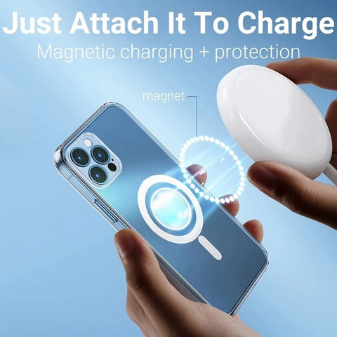 For Magsafe Magnetic Wireless Charging Case for IPhone Shockproof Cover