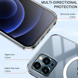 For Magsafe Magnetic Wireless Charging Case for IPhone  Shockproof Cover