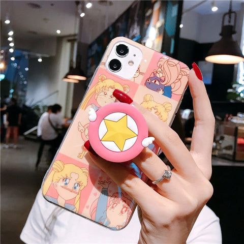For iPhone  Case kawaii Sailor Moon Phone Case Huawei