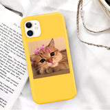 For iPhone Candy Color Cute Animal Fundas Shell Fashion