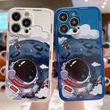 Astronaut Silicone Soft 3D Phone Case for IPhone