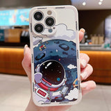 Astronaut Silicone Soft 3D Phone Case for IPhone