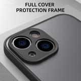 For IPhone 14 Shockproof Bumper Matte Phone Case for IPhone