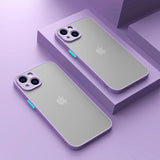 For IPhone 14 Shockproof Bumper Matte Phone Case for IPhone