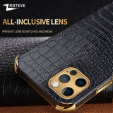 Zroteve Crocodile Pattern Leather Cover for Apple IPhone