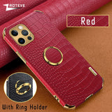 Zroteve Crocodile Pattern Leather Cover for Apple IPhone