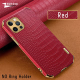 Zroteve Crocodile Pattern Leather Cover for Apple IPhone