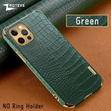 Zroteve Crocodile Pattern Leather Cover for Apple IPhone