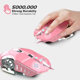 Girl Pink Gaming Mouse Stylish Beautiful  DPI Wired