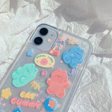 Glitter Dynamic Liquid Phone Case Fashion New Year Gift for IPhone