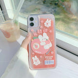 Glitter Dynamic Liquid Phone Case Fashion New Year Gift for IPhone